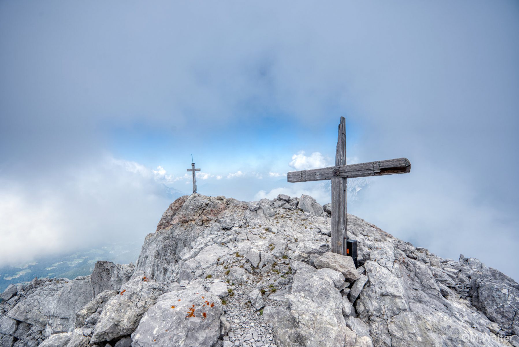 Gipfelkreuz des Kleinen Watzmann