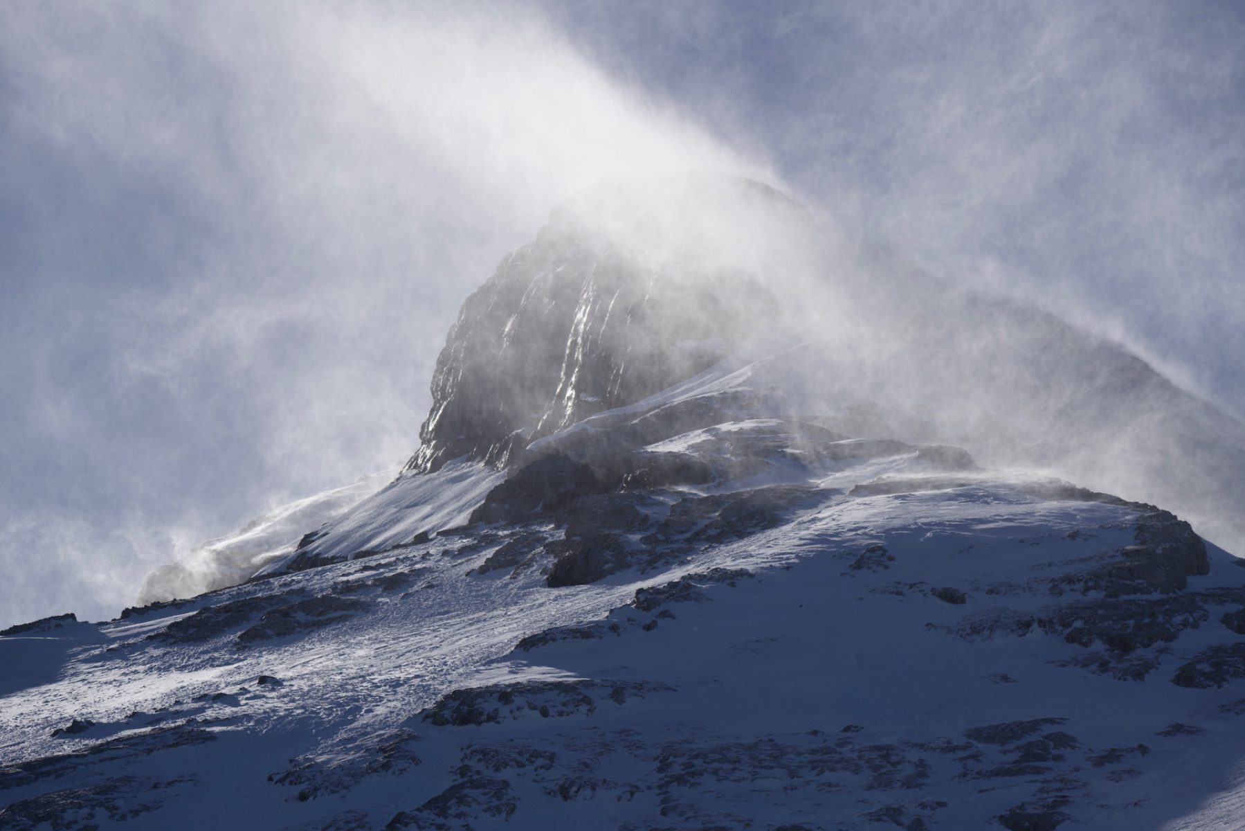 Hocheck im Schneegestöber - Schneeschuhtour zum Falzkopf