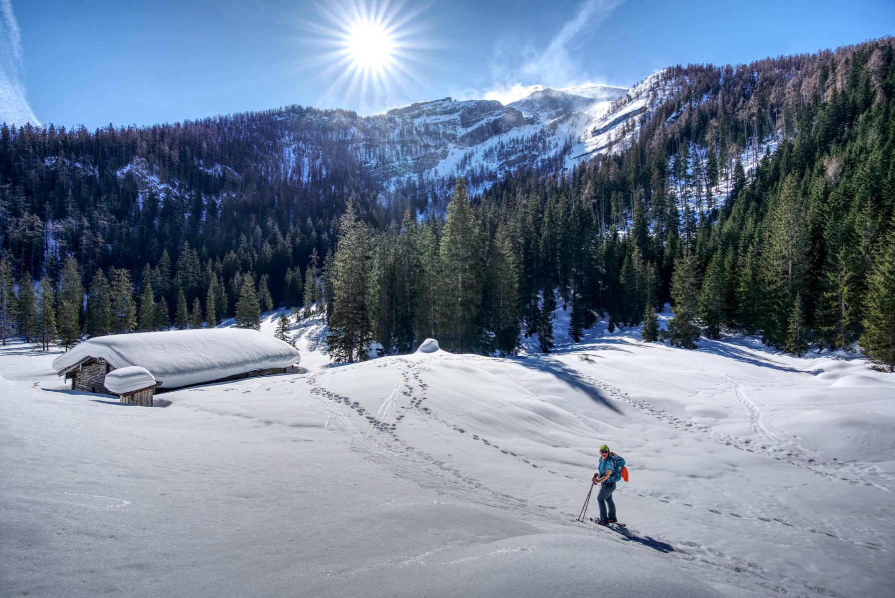 Stubenalm - Schneeschuhtour zum Falzkopf