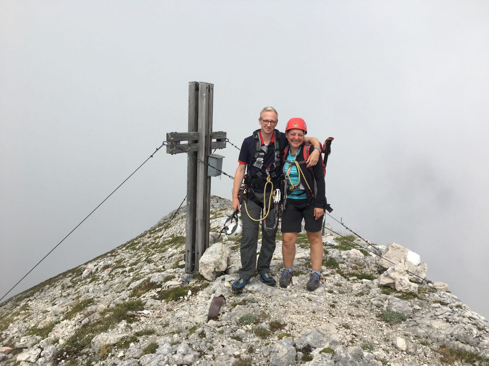 Stadelhorn in Wolken - Bergtour Stadelhorn über Schaflsteig