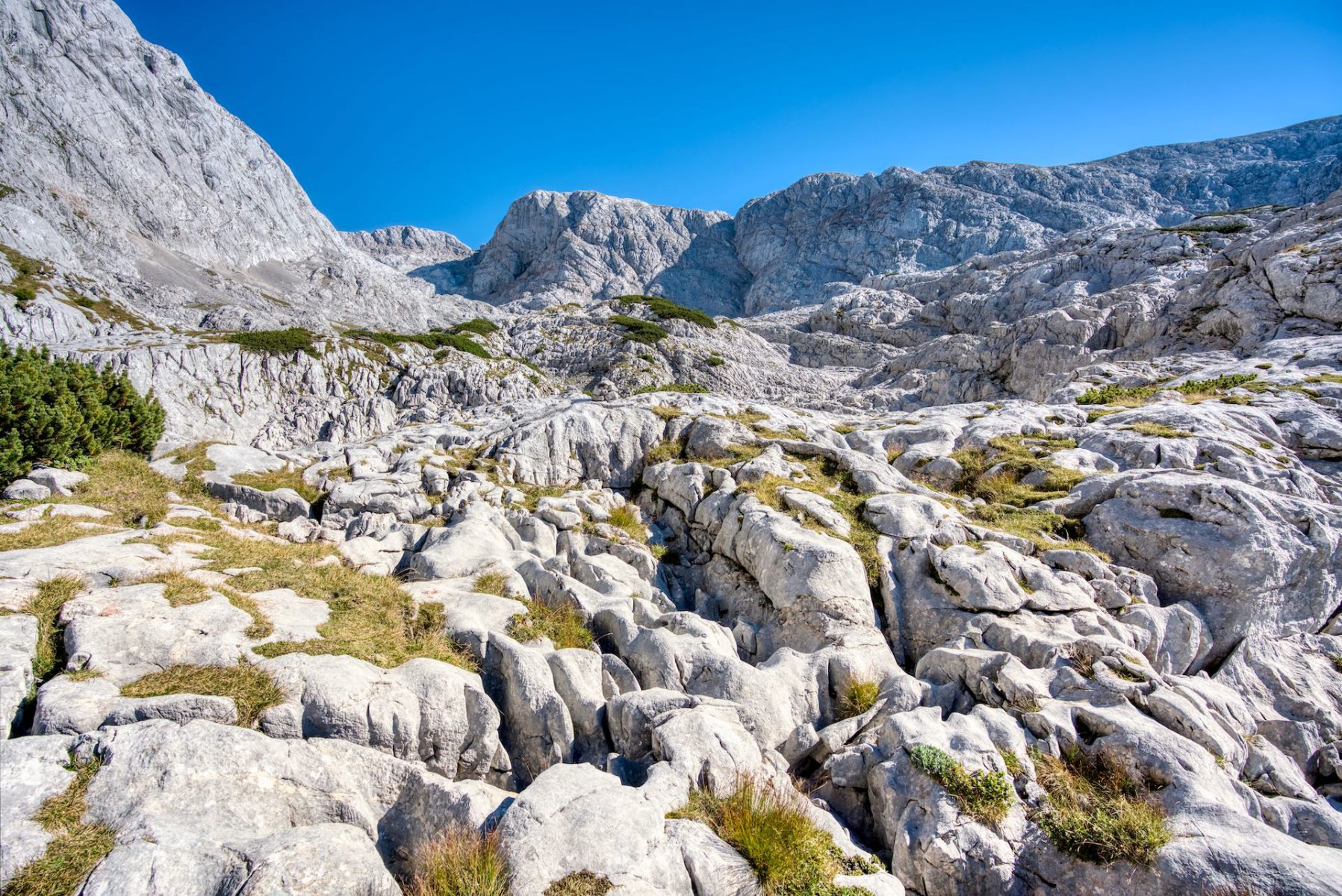 Bergtour Hoher Göll über Salzburger Steig. Alpeltal