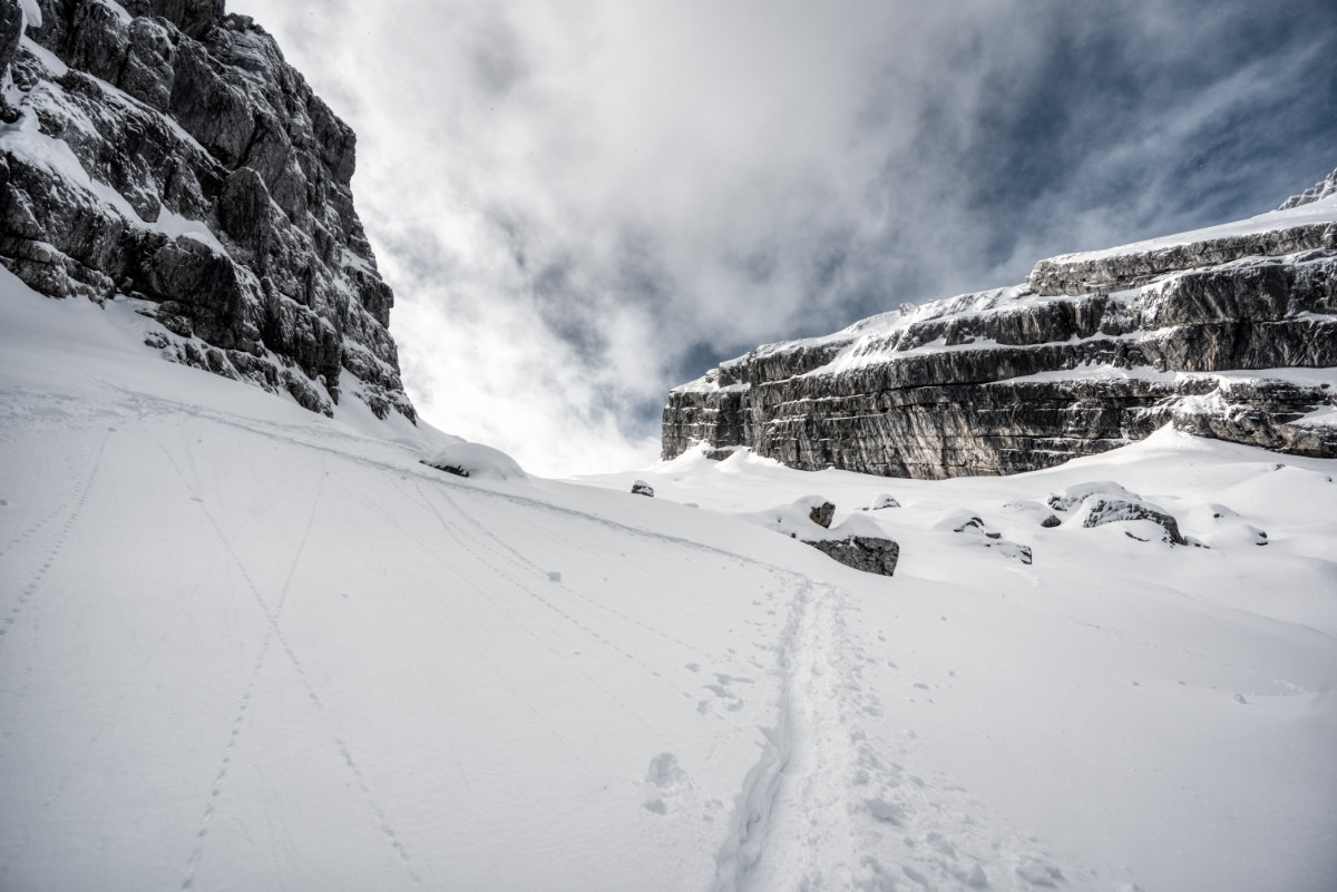 Steiler Aufstieg zum Dritten Watzmannkind