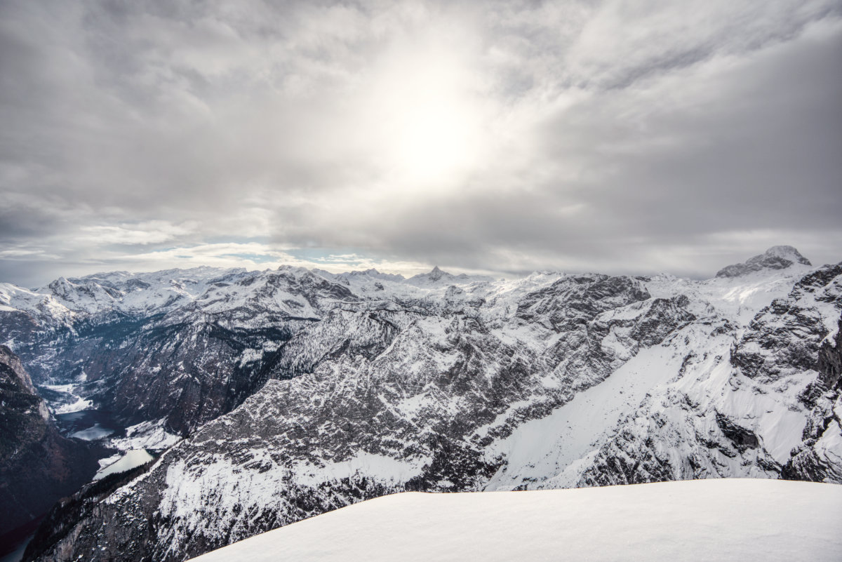 Steinernes Meer und Schönfeldspitze vom Dritten Watzmannkind