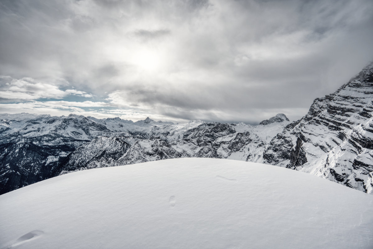 Steinernes Meer vom Gipfel Drittes Watzmannkind