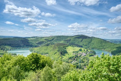 Ardennen Beitragsbild Stausee von Coo