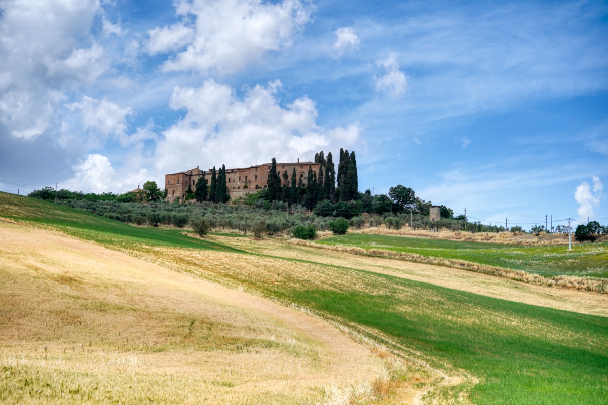 Castello vor San Quirico D‘Orcia