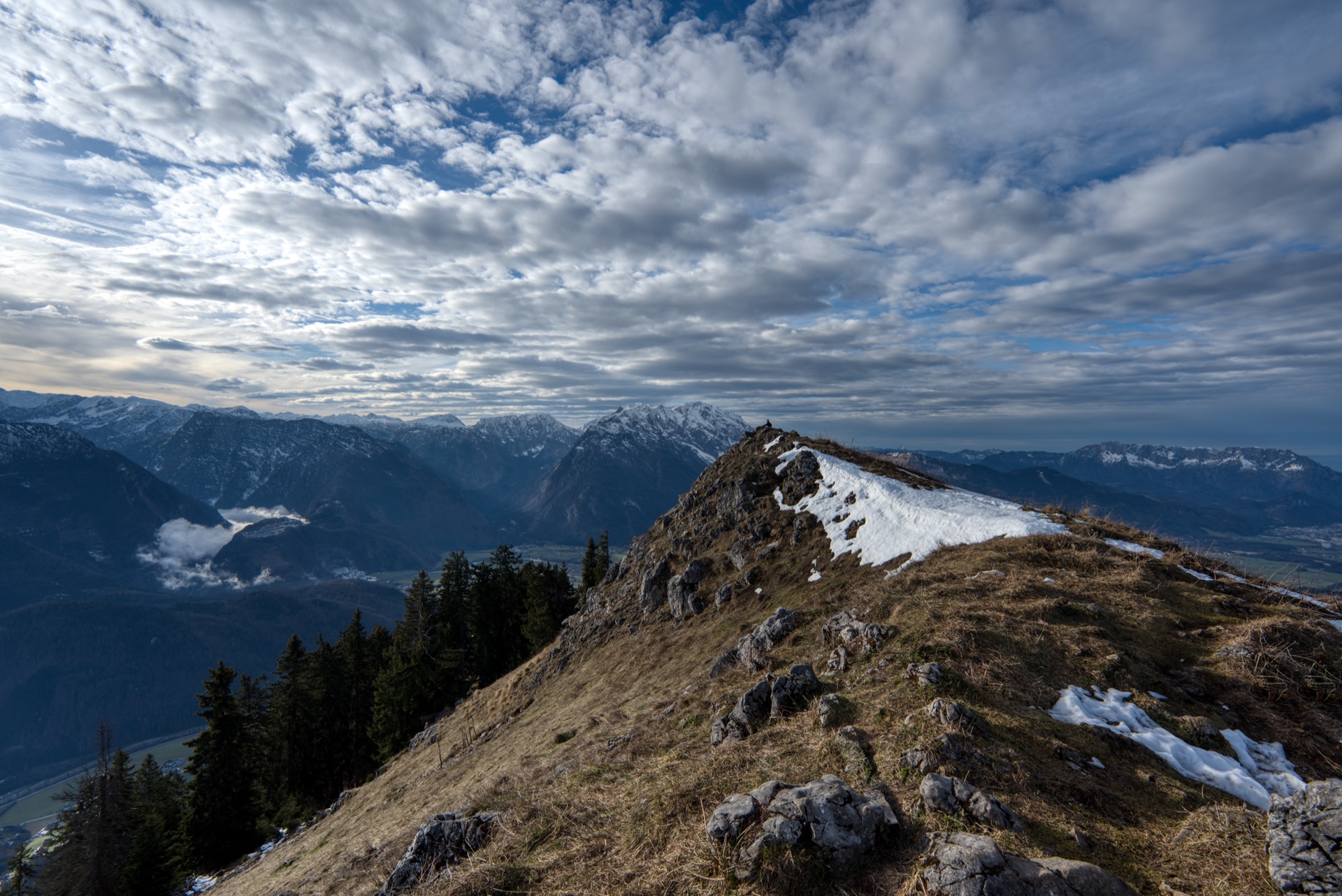 Salzachöfen und Torrener Joch vom Schwarzen Berg