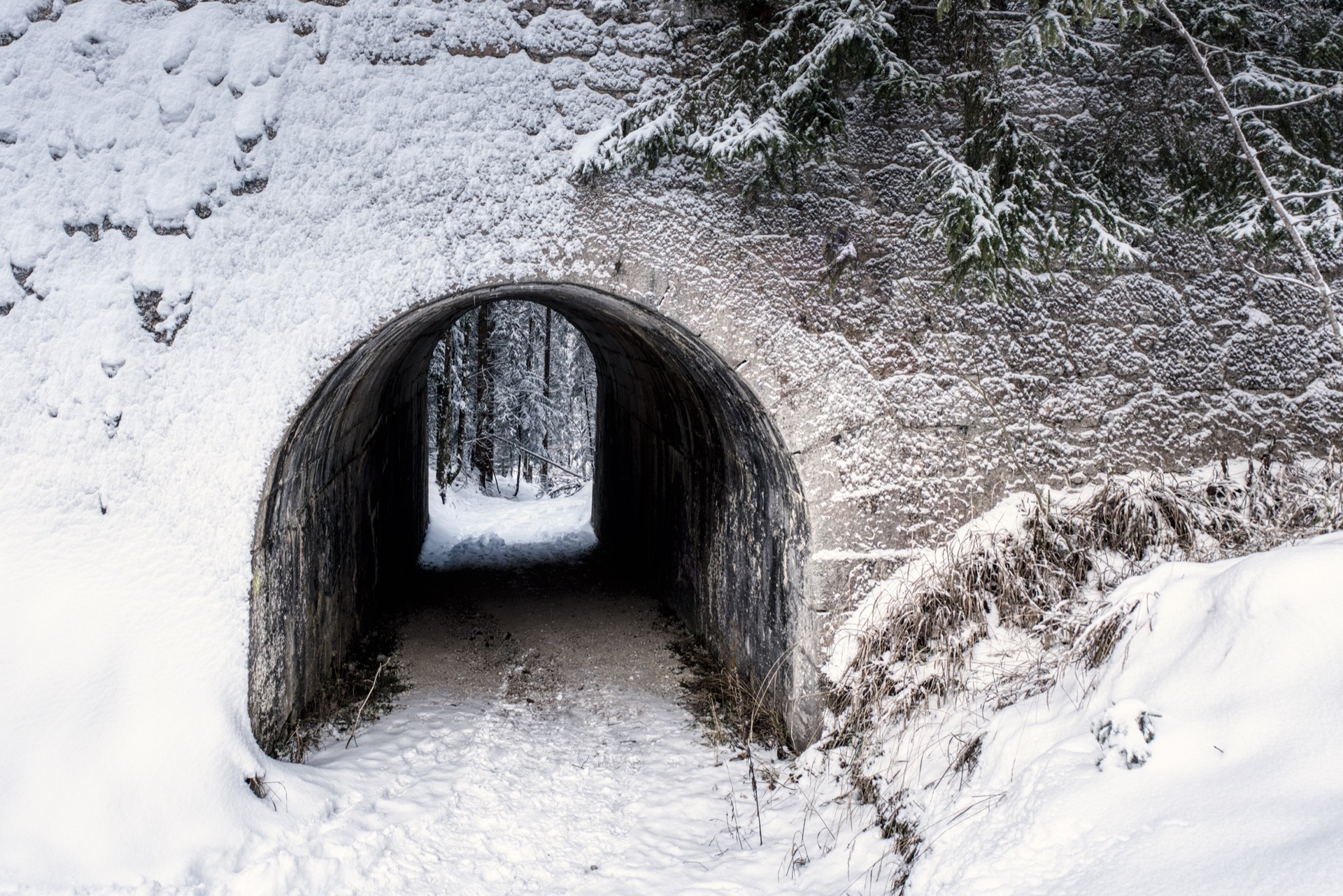 Tunnel auf dem Carl-von-Linde-Weg