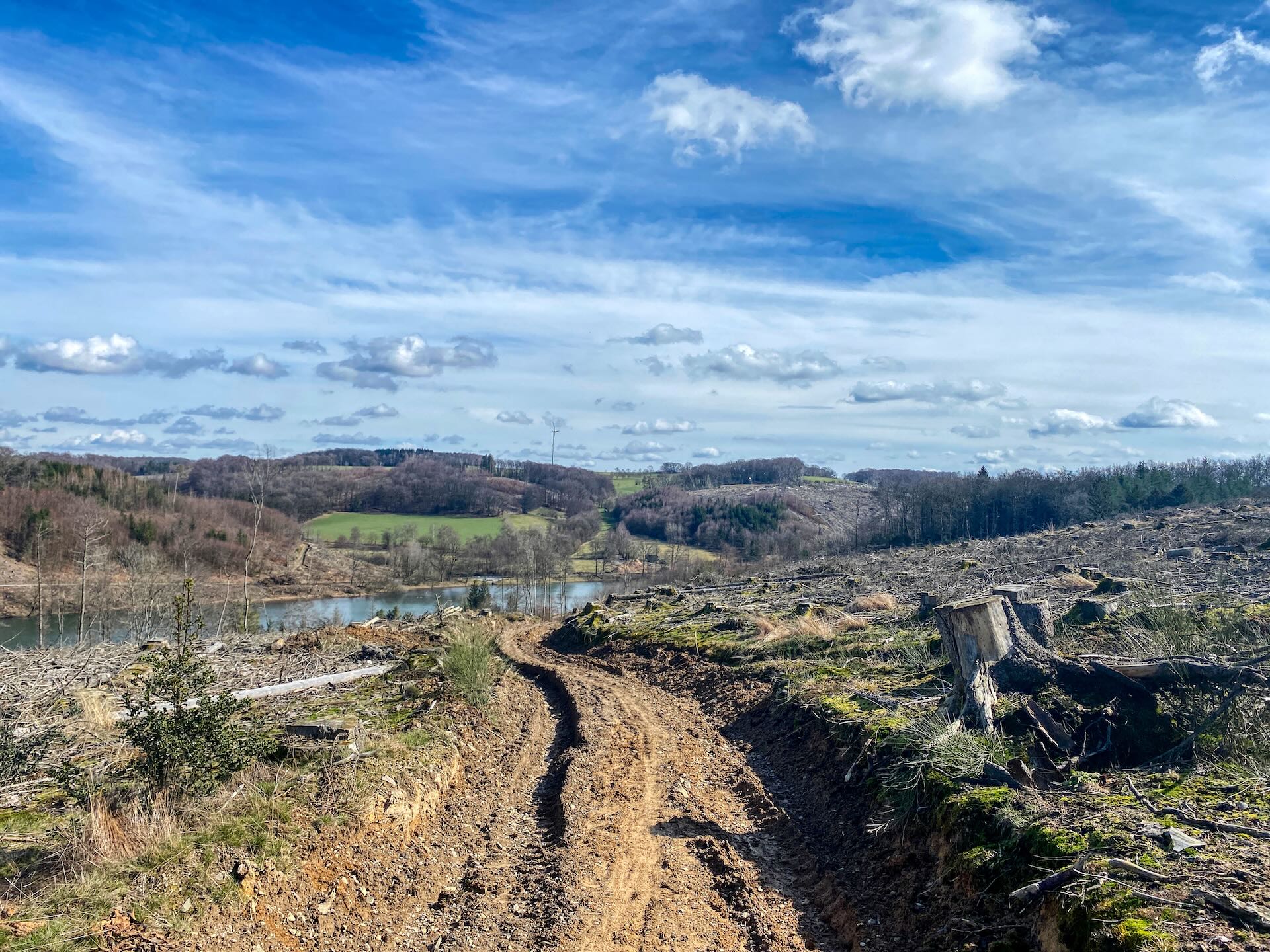 Landschaft bei der Ennepetalsperre