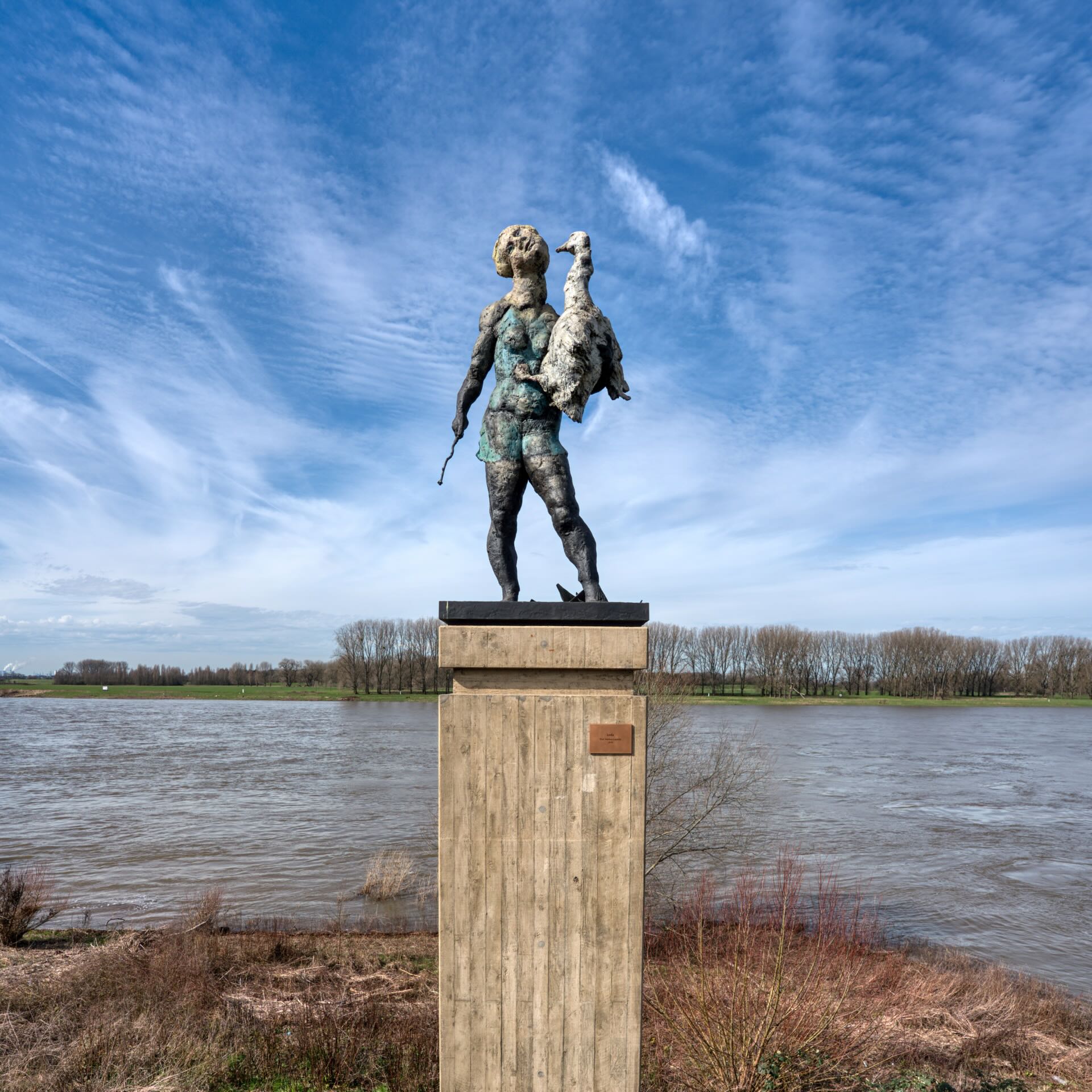 Leda Skulptur bei Monheim