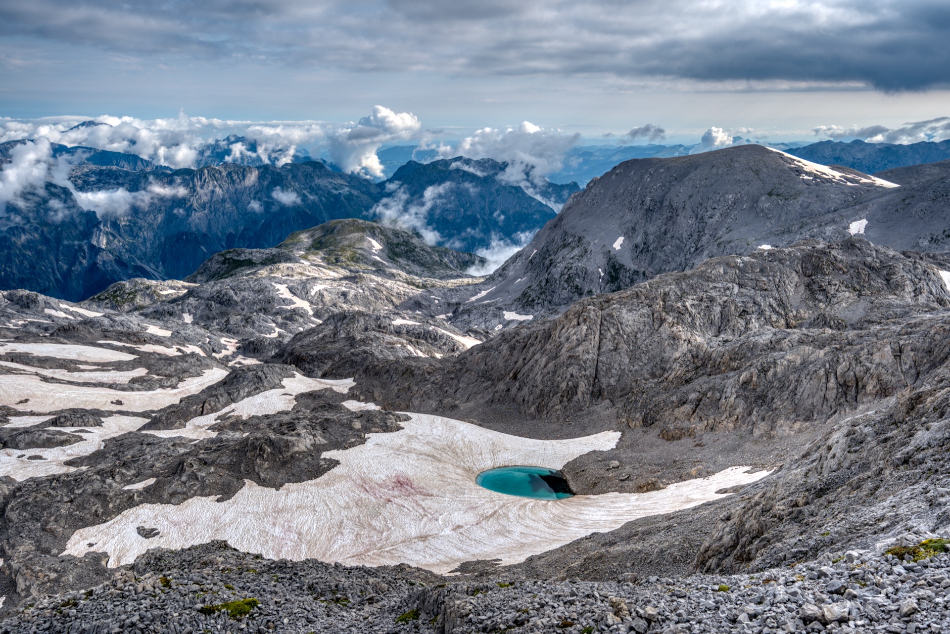 Gletschersee auf der Übergossenen Alm